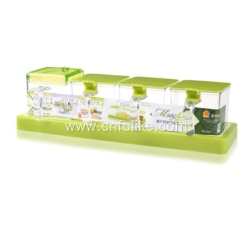 Plastic Seasoning Box Set for Kitchen